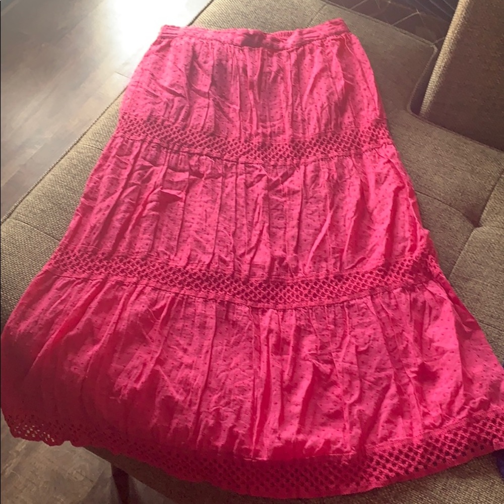 Pink skirt